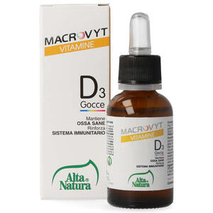 Alta natura - Macrovyt vitamina d3 veg gocce 30 ml