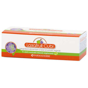 Farmaderbe - Laxafruit 15 cubetti masticabili 150 g