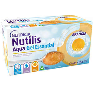 Nutricia - Nutilis aqua gel arancia 4 pezzi da 125 g